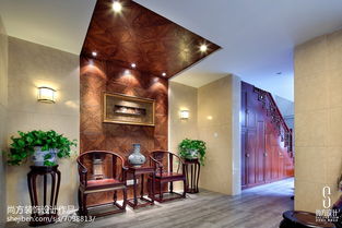 精選118平米中式別墅休閑區裝修實景圖